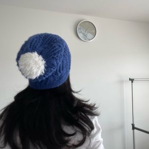 Blue hat